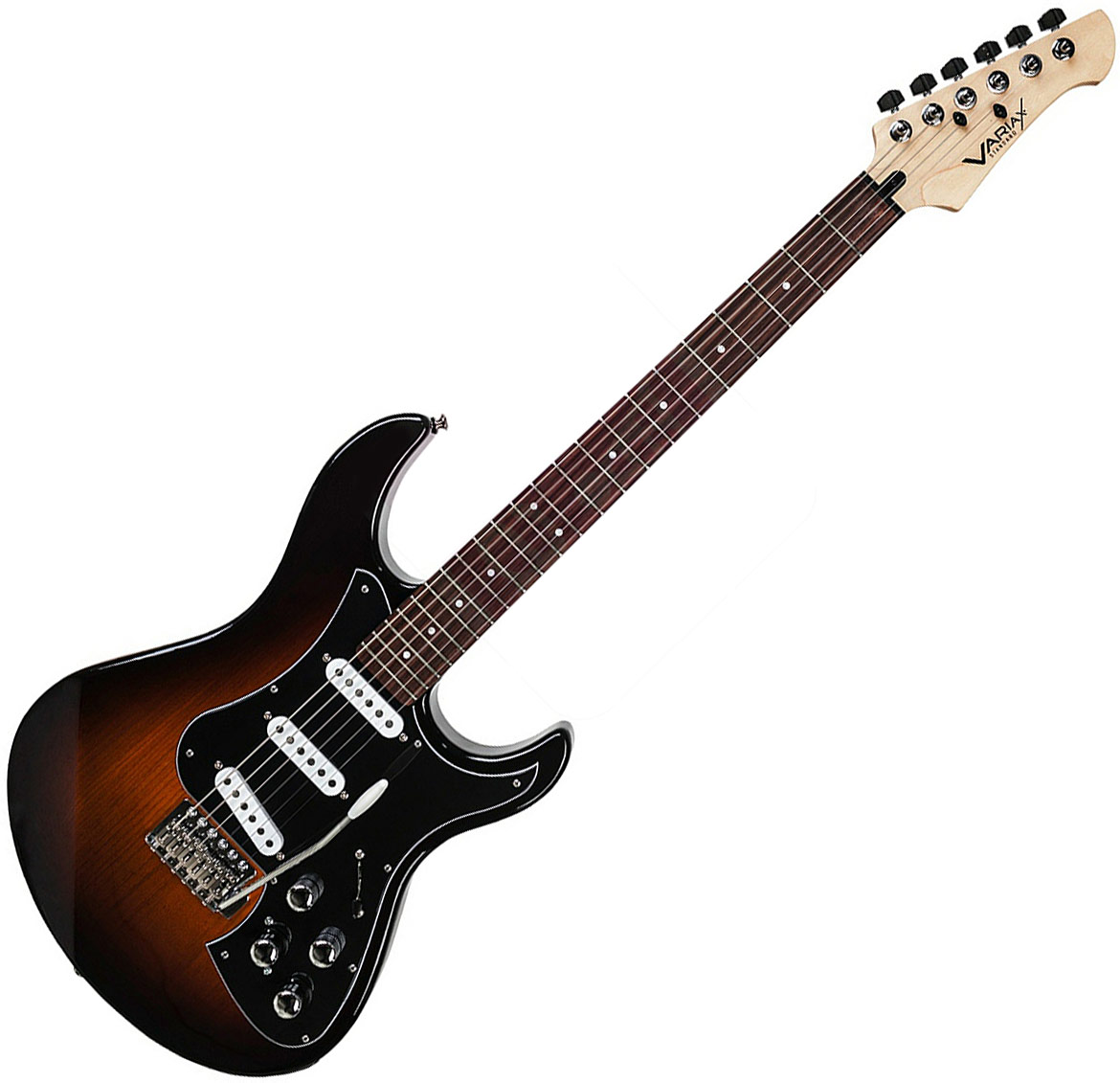 The other Variax, a Standard, doubles as an actual Strat replacement with three single coils and a trem